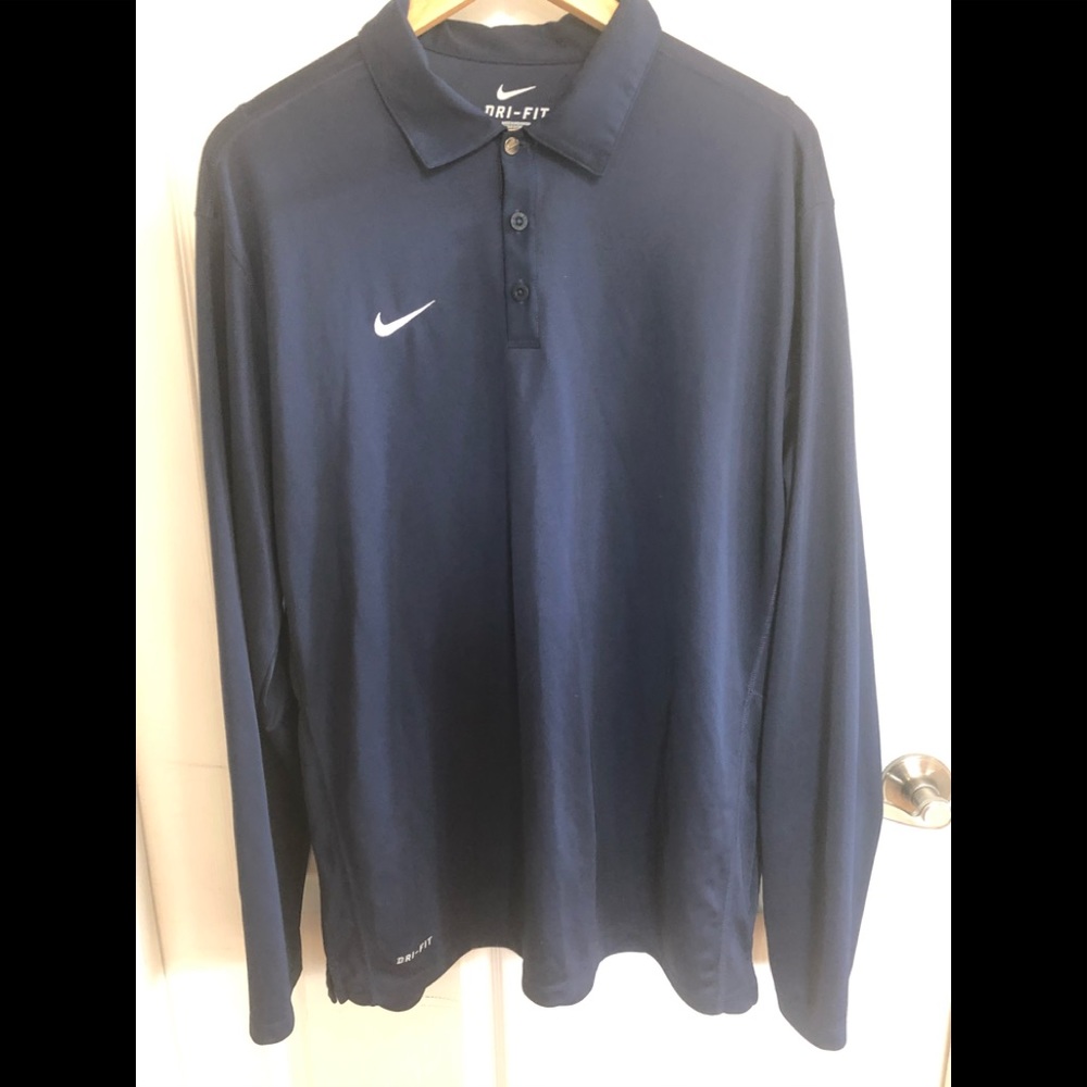 Dri fit, long sleeve, Nike polo
